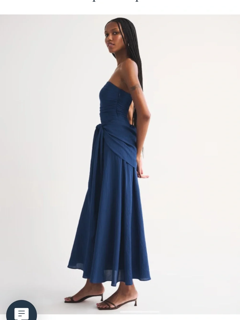 WORN ONCE Abercrombie & Fitch strapless dress - Picture 3 of 6